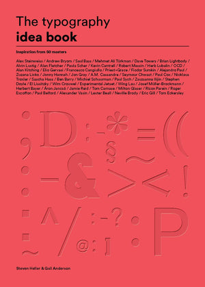The Typography Idea Book: Inspiration from 50 Masters (Type, Fonts, Graphic Design),New