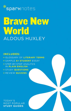Brave New World SparkNotes Literature Guide (Volume 19) (SparkNotes Literature Guide Series),Used