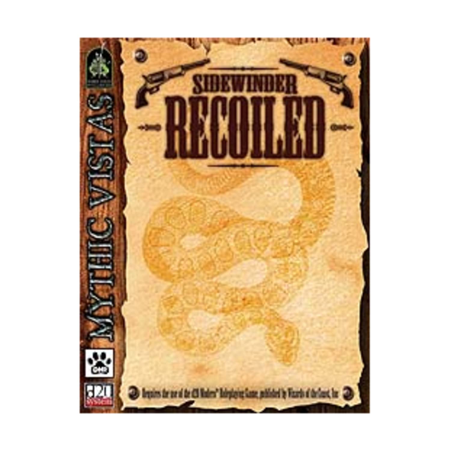 Sidewinder: Recoiled (d20 3.5 Western Roleplaying, Mythic Vistas)
