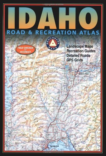 Benchmark Idaho Road & Recreation Atlas,Used