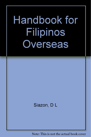 Handbook for Filipinos Overseas,Used