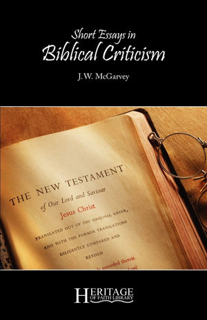 Short Essays In Biblical Criticism,Used