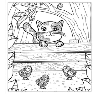 Zendoodle Colorscapes: Calming Kitties: Cozy Cats to Color and Display,Used