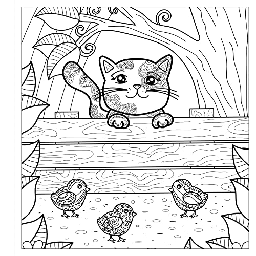 Zendoodle Colorscapes: Calming Kitties: Cozy Cats to Color and Display,Used