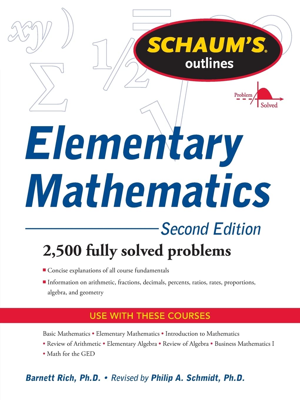Schaum's Outline of Review of Elementary Mathematics, 2nd Edition (Schaum's Outlines),New
