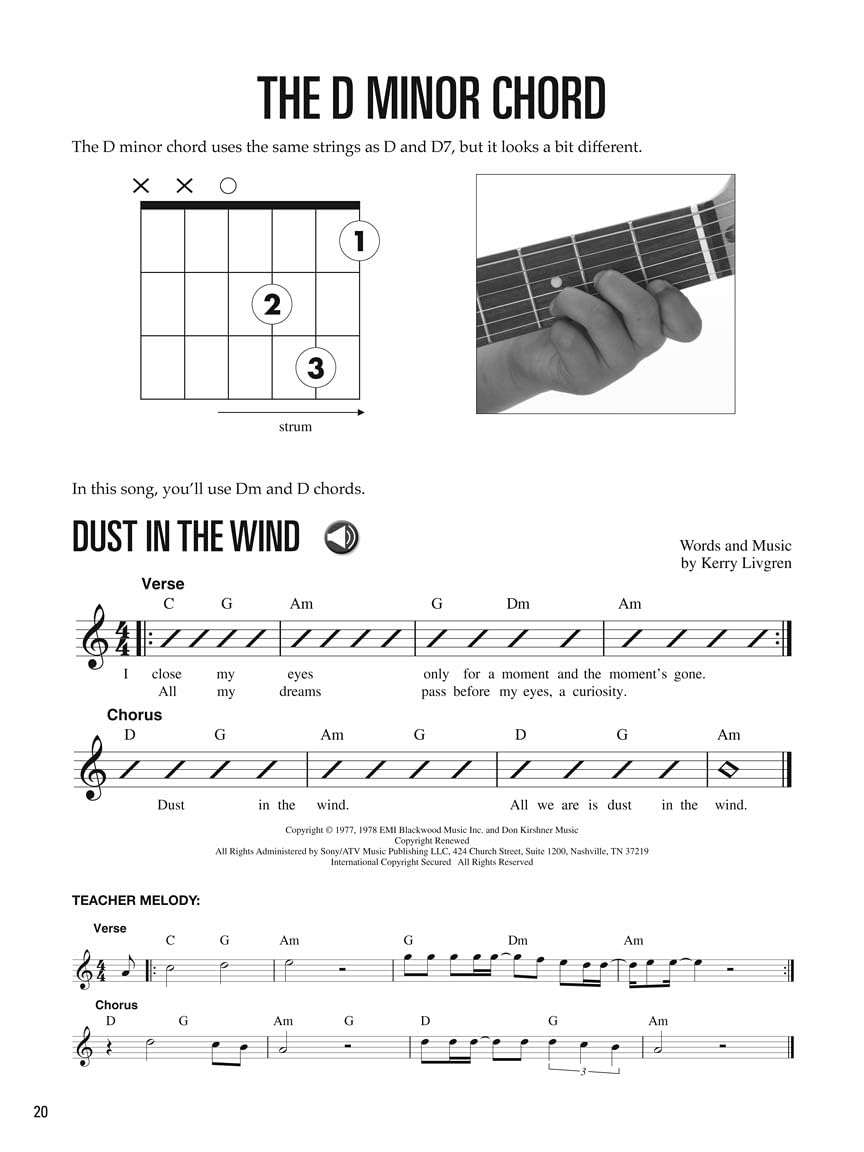 Guitar for Kids  Beginner Guitar Method and Songbook  Fun and Easy Lessons for Acoustic and Electric Guitar  Includes Chords, S,Used