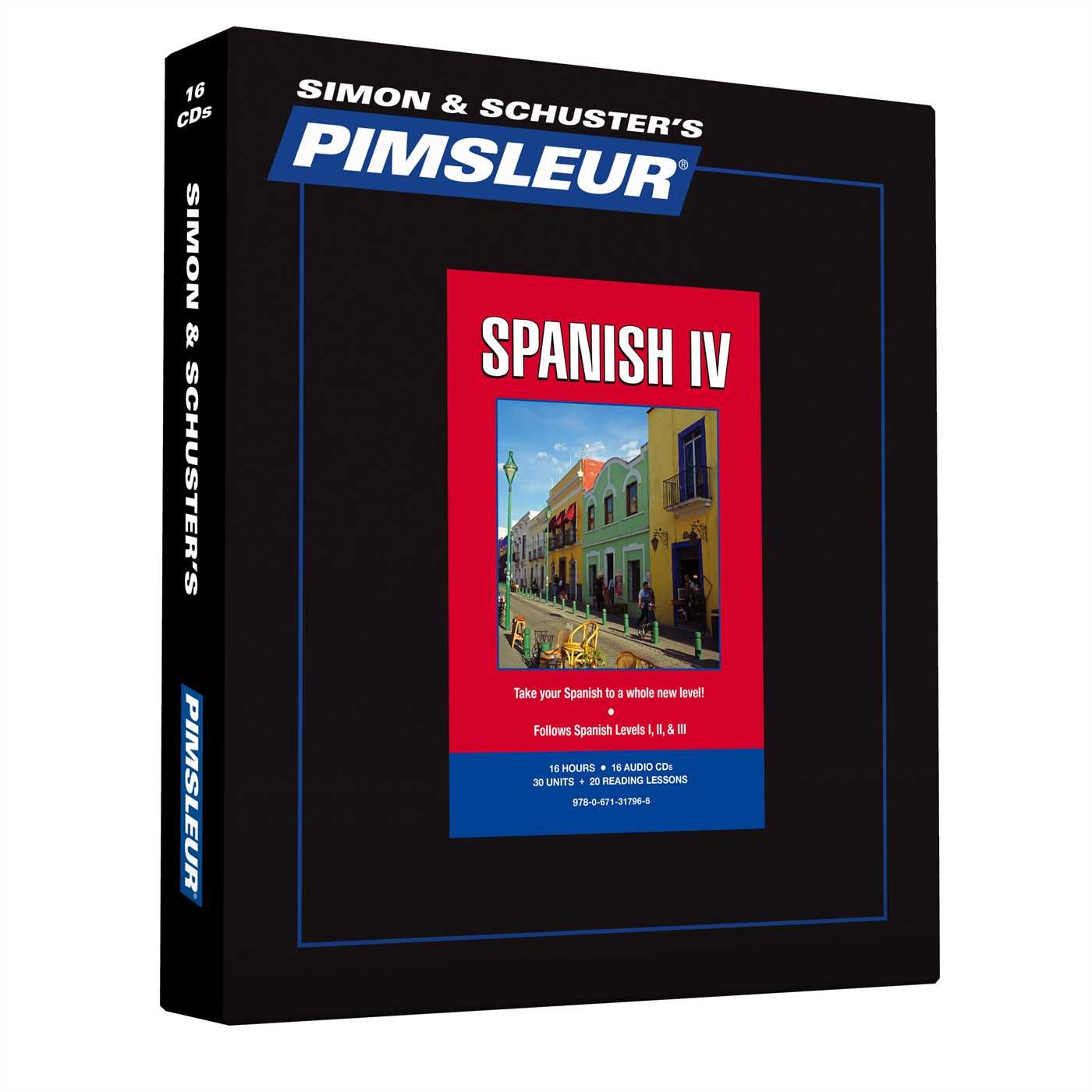 Pimsleur Spanish Level 4 CD: Learn to Speak and Understand Latin American Spanish with Pimsleur Language Programs (4) (Comprehen,New