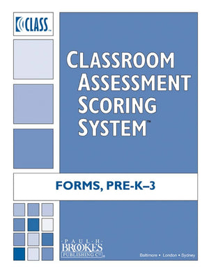 Classroom Assessment Scoring System(Tm) (Class(Tm)) Forms (Vital Statistics), 10 Booklets