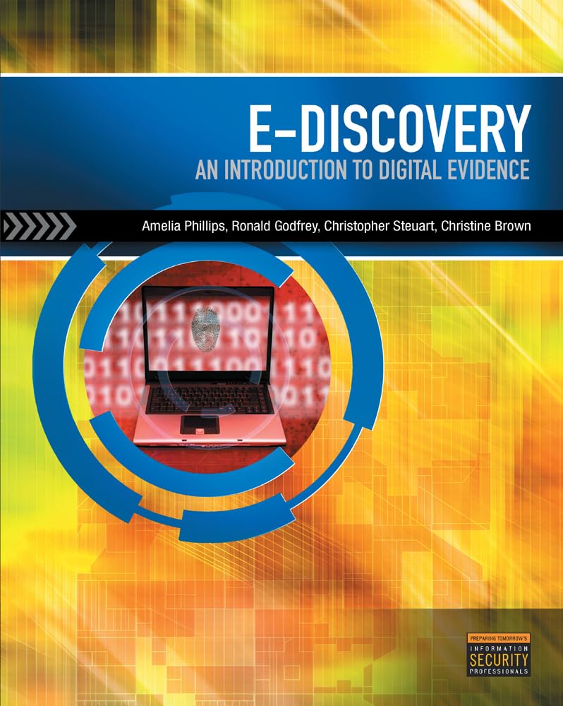 EDiscovery: An Introduction to Digital Evidence (with DVD),Used