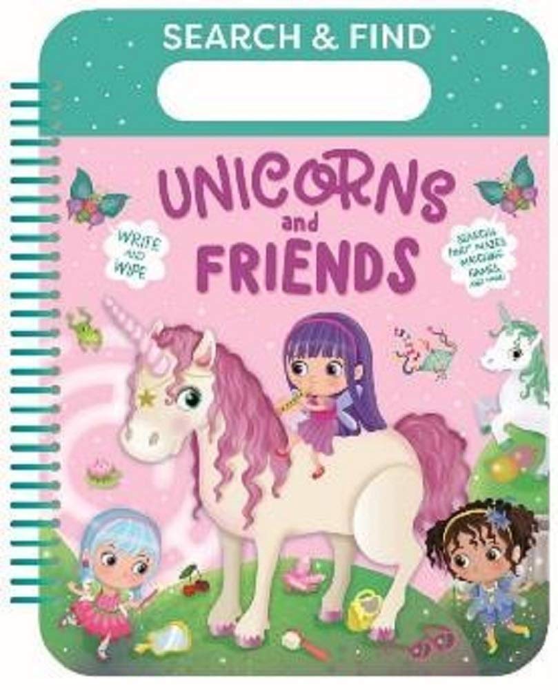 Search & Find: Unicorn & FriendsEnjoy Hours of Fun with Search and Find Activities and Mazes in this My First WipeClean book!,Used
