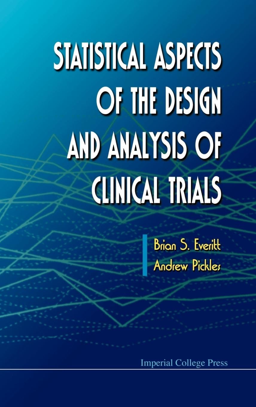 Statistical Aspects of the Design and Analysis of Clinical Trials,Used