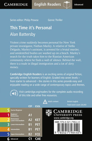 This Time It'S Personal Level 6 (Cambridge English Readers),Used