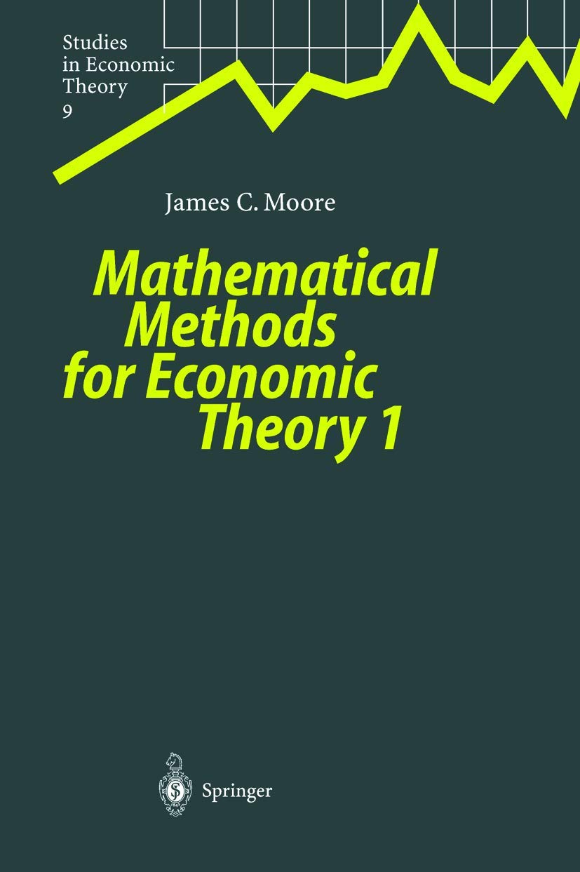 Mathematical Methods for Economic Theory 1 (Studies in Economic Theory, 9),Used