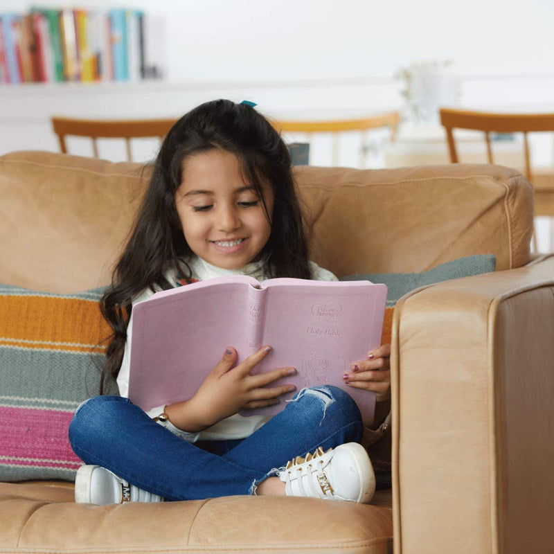 ICB, Precious Moments Holy Bible, Leathersoft, Pink: International Children's Bible,New