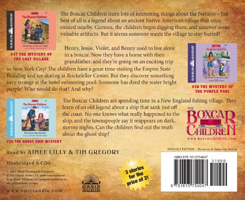 The Boxcar Children Collection Volume 13: The Mystery of the Lost Village, The Mystery of the Purple Pool, The Ghost Ship Myster,Used