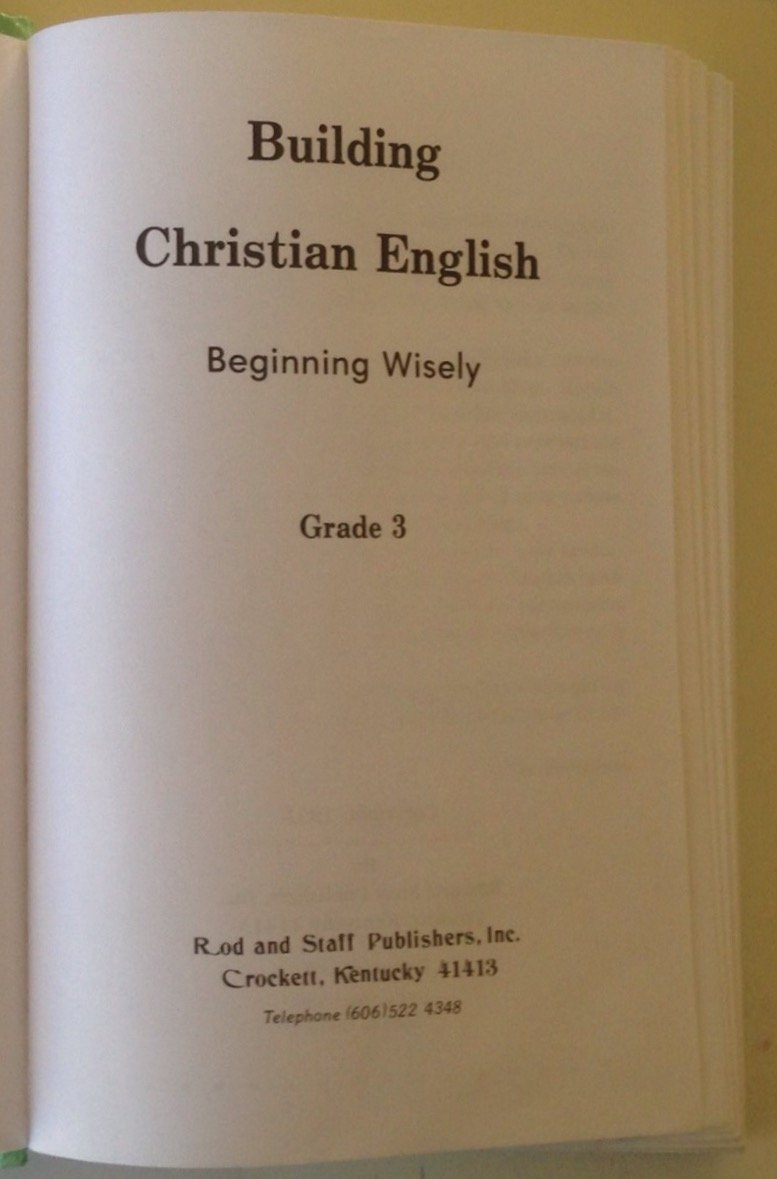 Beginning Wisely : English 3,New