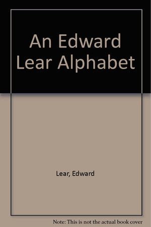 An Edward Lear Alphabet,Used