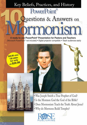 10 Questions And Answers On Mormonism Powerpoint (10 Questions And Answers Pamphlets & Powerpoints),Used