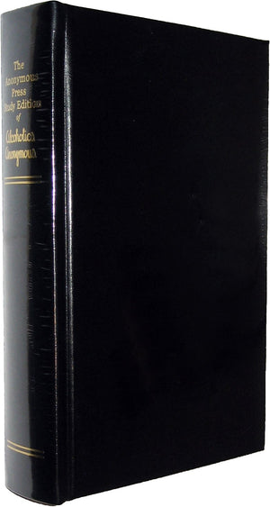 The Anonymous Press Study Edition Of Alcoholics Anonymous (Black)