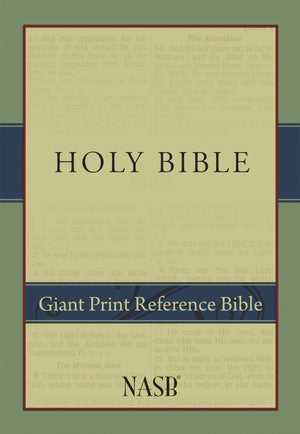 Nasb Giantprint Reference Bible