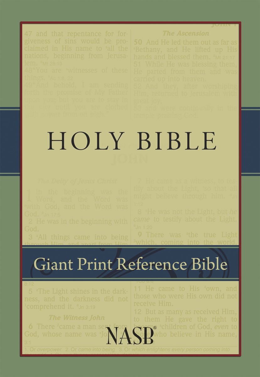 Nasb Giantprint Reference Bible