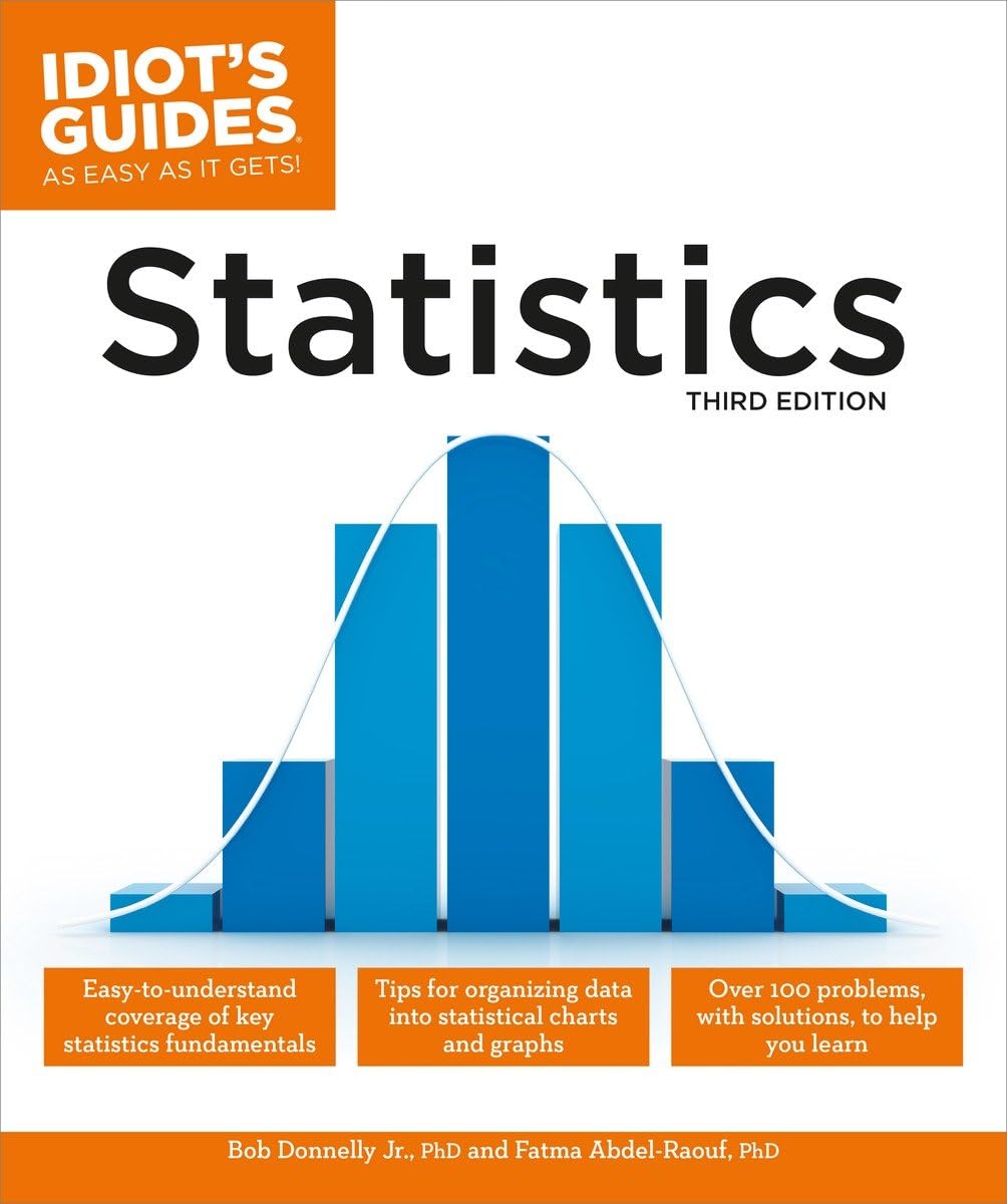 Statistics, 3E (Idiot's Guides),New