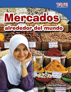 Teacher Created Materials  TIME For Kids Informational Text: Mercados alrededor del mundo (Markets Around the World)  Grade 3 ,Used
