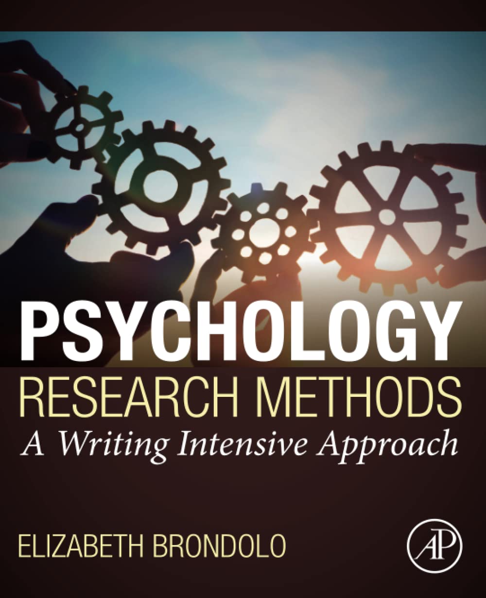 Psychology Research Methods: A Writing Intensive Approach,Used