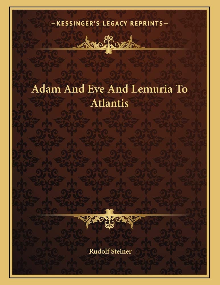 Adam And Eve And Lemuria To Atlantis,Used