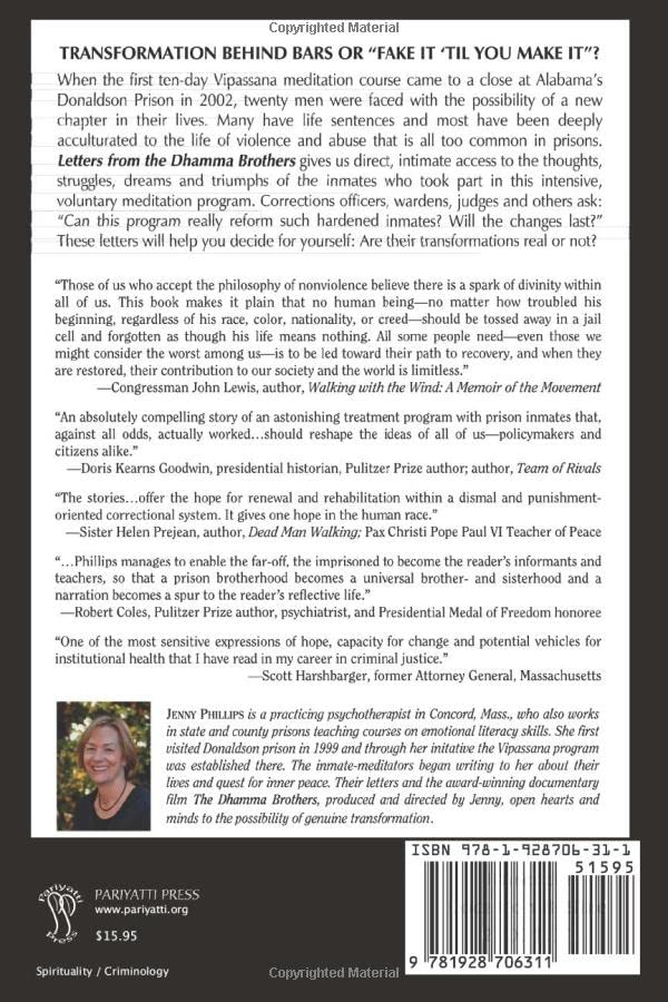Letters From The Dhamma Brothers: Meditation Behind Bars