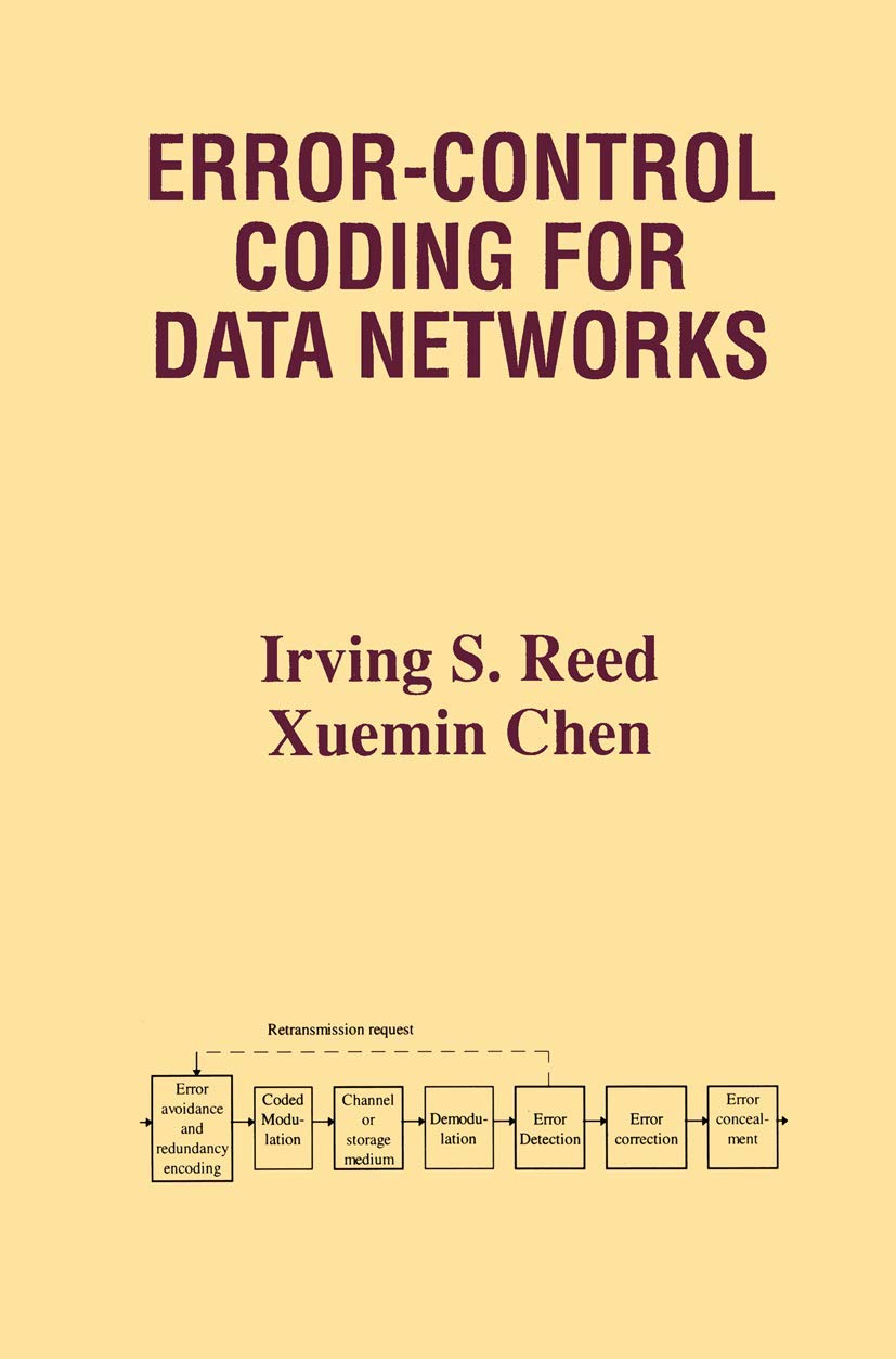 ErrorControl Coding for Data Networks (The Kluwer International Series in Engineering and Computer Science),Used