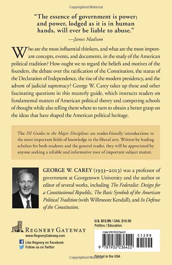 A Student's Guide to American Political Thought (Guides to Major Disciplines),Used