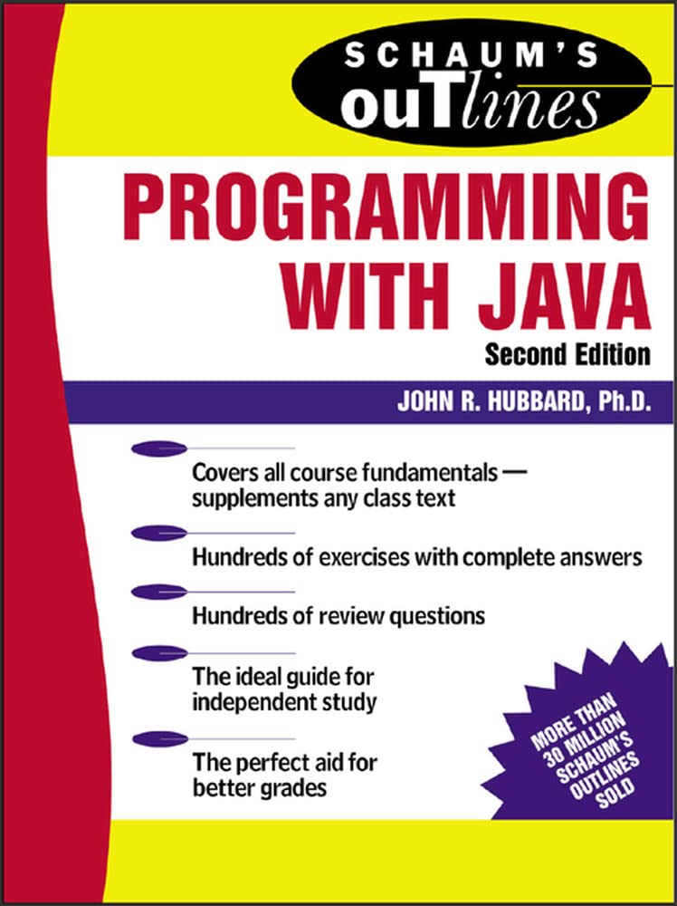 Schaum's Outline of Programming with Java,Used