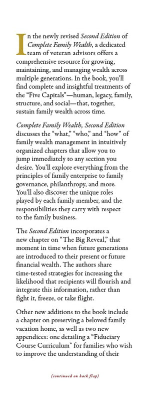 Complete Family Wealth: Wealth As Wellbeing (Bloomberg)