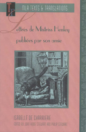 Lettres de Mistriss Henley (Texts & Translations) (MLA Texts and Translations),Used