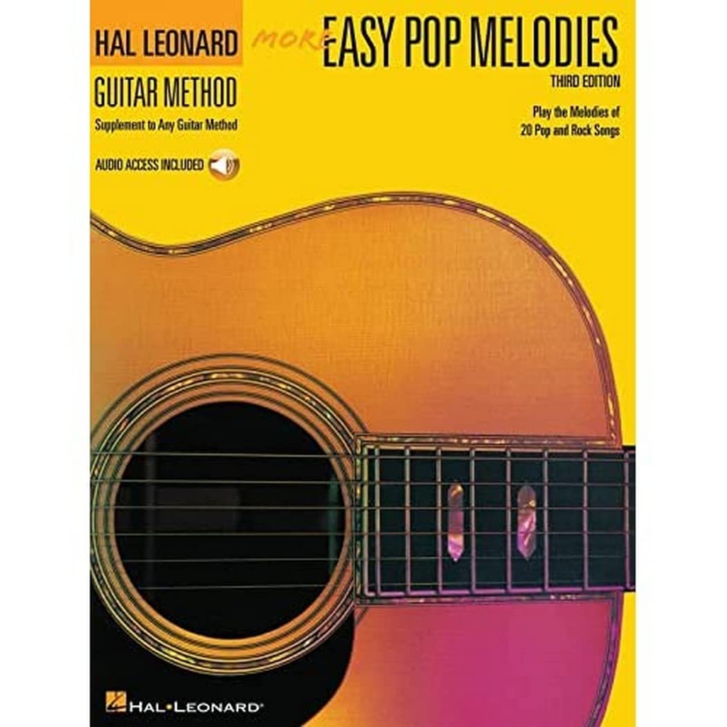 More Easy Pop Melodies Bk/CD Supplement To Any Guitar 2Nd Edition (Hal Leonard Guitar Method (Songbooks)),Used