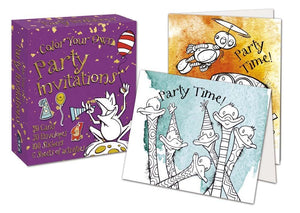 Color Your Own Party Invitations