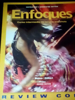 Enfoques, Curso Intermedio De Lengua Espanola (Instructor'S Annotated Edition),Used