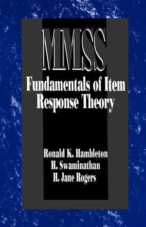 Fundamentals of Item Response Theory (Measurement Methods for the Social Science),Used