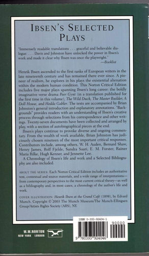Ibsen'S Selected Plays: A Norton Critical Edition (Norton Critical Editions),New