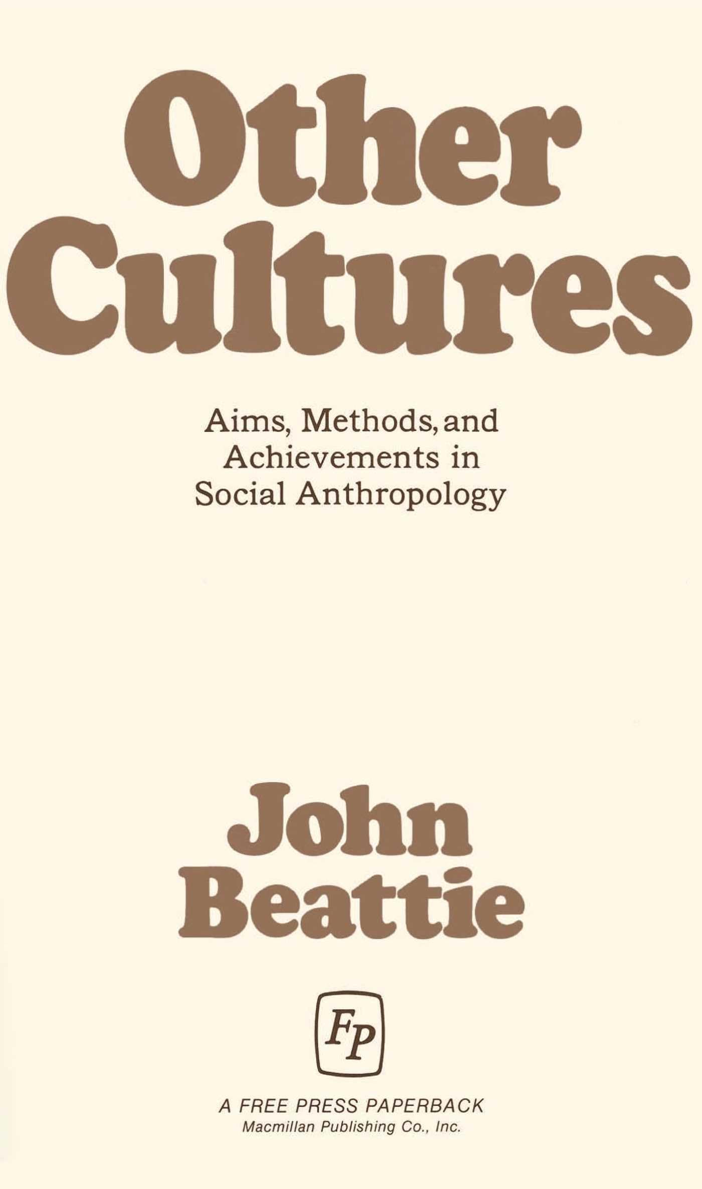 Other Cultures,Used