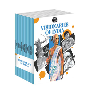 Visionaries Pack Of 25 | Indian Mythology, History & Folktales | Cultural Stories For Kids & Adults | Illustrated ChildrenS Comic Books | Amar Chitra Katha