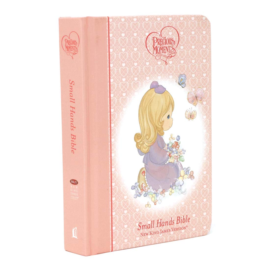 NKJV, Precious Moments Holy Bible, Hardcover, Pink: Small Hands Bible,Used