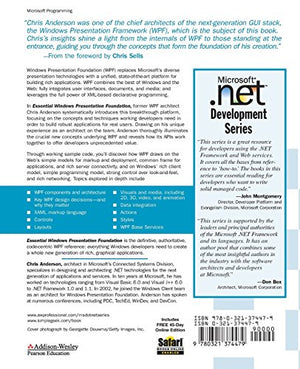 Essential Windows Presentation Foundation (WPF),Used