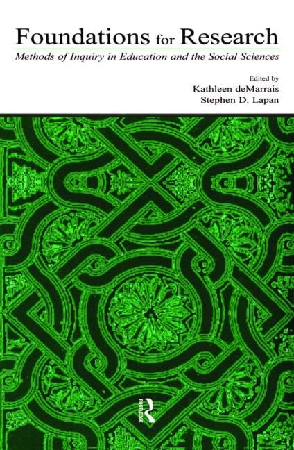 Foundations for Research (Inquiry and Pedagogy Across Diverse Contexts Series),Used