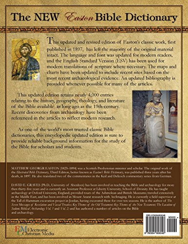 The NEW Easton Bible Dictionary: Updated and Revised Edition (New Bible Dictionary),Used