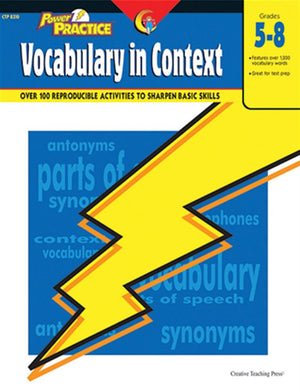Vocabulary in Context, Gr. 58 (Power Practice),Used