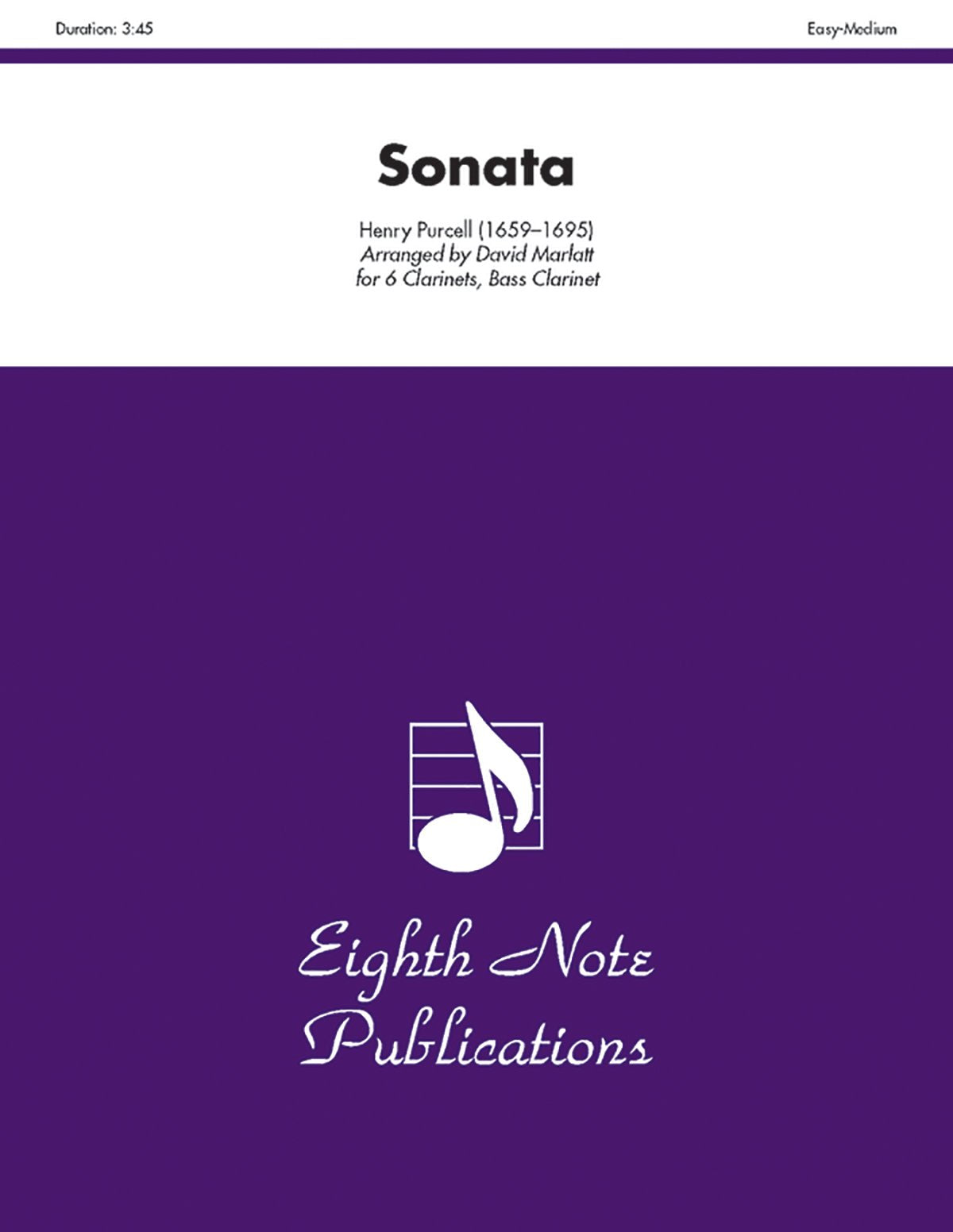 Sonata: Score & Parts (Eighth Note Publications),Used