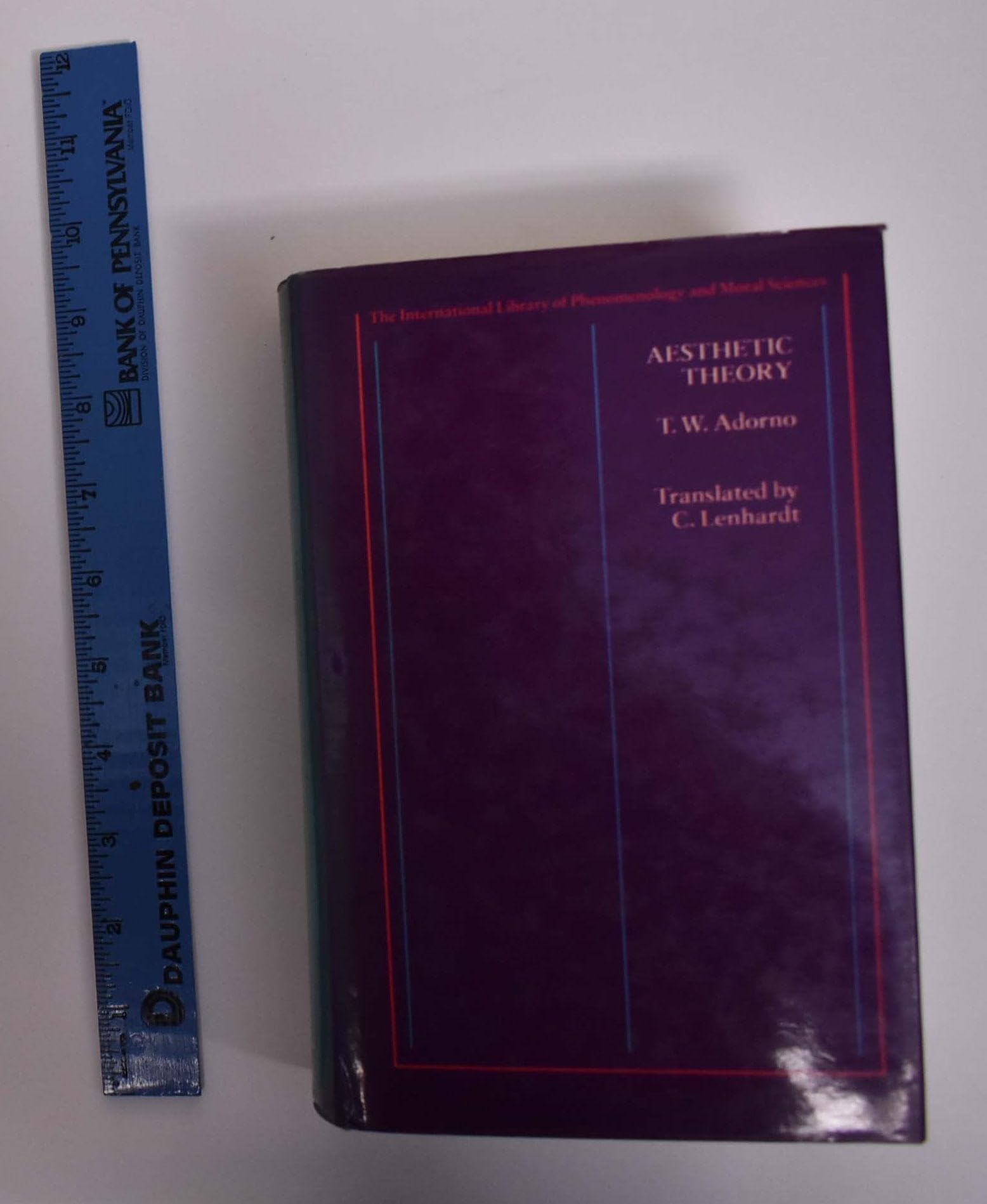 Aesthetic Theory (International Library of Phenomenology and Moral Sciences),Used
