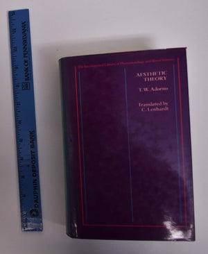 Aesthetic Theory (International Library of Phenomenology and Moral Sciences),Used